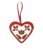 Opakowanie Ozdoba z filcu Serce 3szt EASY