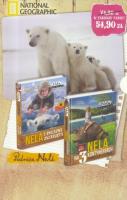 Pakiet: Nela i polarne zwierzęta/Nela na 3 kontyn.. Autor: Nela Mała Reporterka. SmakLiter.pl Okładka książki Pakiet: Nela i polarne zwierzęta/Nela na 3 kontyn.