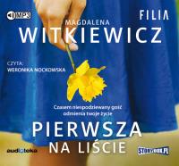 Okładka książki Pierwsza na liście - Audiobook