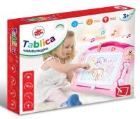 Opakowanie Playme Wielofunkcyjna tablica ze znikopisem - różowa