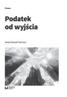Podatek od wyjścia. Autor: Nowak-Piechota Aneta. SmakLiter.pl Okładka książki Podatek od wyjścia