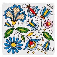 Opakowanie Podkładka drewniana - kaszubska białe tło FOLKSTAR