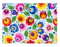 Opakowanie Podkładka filc - mała łowicka biała FOLKSTAR