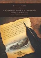 Porozbiorowe migracje w literaturze późnego oświecenia. Autor: Marek Nalepa. SmakLiter.pl Okładka książki Porozbiorowe migracje w literaturze późnego oświecenia