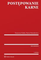 Postępowanie karne. Autor: Dudka Katarzyna, Paluszkiewicz Hanna. SmakLiter.pl Okładka książki Postępowanie karne