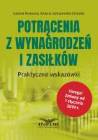 Potrącenia z wynagrodzeń i zasiłków. Autor: Jaruga-Nowacka Izabela, Goliszewska-Chojdak Bożena. SmakLiter.pl Okładka książki Potrącenia z wynagrodzeń i zasiłków