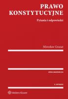 Prawo konstytucyjne. Autor: Granat Mirosław. SmakLiter.pl Okładka książki Prawo konstytucyjne