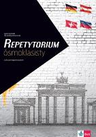 Repetytorium ósmoklasisty Język niemiecki z arkuszem egzaminacyjnym. Autor:   Praca zbiorowa. SmakLiter.pl Okładka książki Repetytorium ósmoklasisty Język niemiecki z arkuszem egzaminacyjnym