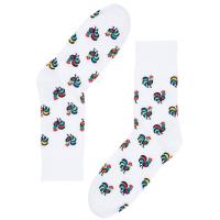 Opakowanie Skarpety damskie - roz. 38-40 koguty białe