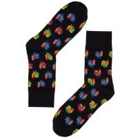 Opakowanie Skarpety damskie - roz. 38-40 koguty czarne