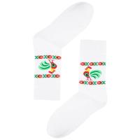 Opakowanie Skarpety męskie - roz. 41-43 kogut łowicki białe