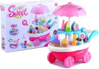 Opakowanie Słodki sklep 30 elementów wózeczek gra świeci