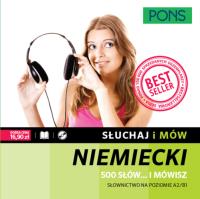 Słuchaj i mów niemiecki 500 słów +CD. Autor: Opracowanie zbiorowe. SmakLiter.pl Okładka książki Słuchaj i mów niemiecki 500 słów +CD