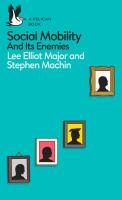 Okładka książki Social Mobility and its enemies