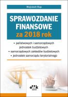 Sprawozdanie finansowe za 2018 rok. Autor: Rup Wojciech. SmakLiter.pl Okładka książki Sprawozdanie finansowe za 2018 rok