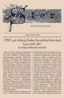 Okładka książki Ster pod redakcją Pauliny Kuczalskiej-Reinschmit' Lwów 1895-1897