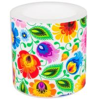 Opakowanie Świeca - łowicka biała FOLKSTAR