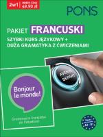 Okładka książki Szybki kurs i duża gramatyka Francuska A1-B1 PAK2