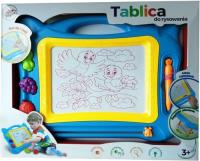 Opakowanie Tablica ze znikopisem z podstawką i magnesami niebieska