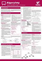 Tablice informatyczne Algorytmy. Autor: Piotr Wróblewski. SmakLiter.pl Okładka książki Tablice informatyczne Algorytmy