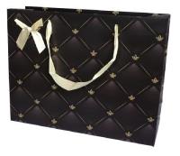 Opakowanie Torba prezentowa L czarna 0026