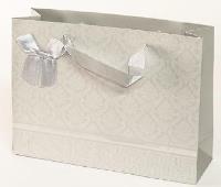 Opakowanie Torba prezentowa M srebrna 0038-01