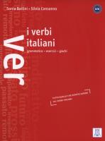 Verbi italiani Grammatica esercizi giochi. Autor: Bailini Sonia, Silvia Consonno. SmakLiter.pl Okładka książki Verbi italiani Grammatica esercizi giochi