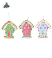 Opakowanie Wiszące Chatki do Dekoracji 15 cm