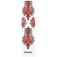 Opakowanie Zakładka do książki podhalańska biała FOLKSTAR