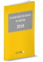 Zamknięcie roku 2018 w PKPiR. Autor: Trzpioła Katarzyna. SmakLiter.pl Okładka książki Zamknięcie roku 2018 w PKPiR