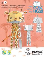 ŻYRAFA CUBE HEAD ZŁÓŻ I POKOLORUJ. Autor:   Praca zbiorowa. SmakLiter.pl Okładka książki ŻYRAFA CUBE HEAD ZŁÓŻ I POKOLORUJ