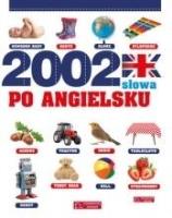 Okładka książki 2002 słowa po angielsku. Ilustrowany słownik