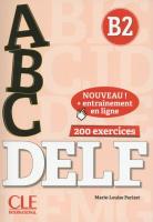 Okładka książki ABC DELF - Niveau B2 - Livre + CD + Entrainement en ligne