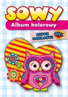 Okładka książki Album kolorowy - Sowy