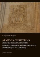 Okładka książki Armenia Christiana