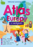 Atlas Europy z naklejkami. Autor: Opracowanie zbiorowe. SmakLiter.pl Okładka książki Atlas Europy z naklejkami