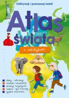 Atlas świata z naklejkami. Autor: Opracowanie zbiorowe. SmakLiter.pl Okładka książki Atlas świata z naklejkami