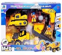 Opakowanie Auto do rozkręcania Betoniarka i Spychacz