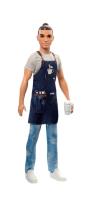 Opakowanie Barbie. Lalka Ken kariera barista FXP03