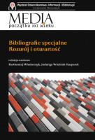 Bibliografie specjalne. Autor: Włodarczyk Bartłomiej, Woźniak-Kasperek Jadwiga. SmakLiter.pl Okładka książki Bibliografie specjalne