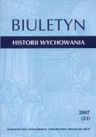 Biuletyn Historii Wychowania 2007 (23). Wydawca: Poznańskie Towarzystwo Przyjaciół Nauk. SmakLiter.pl Opakowanie Biuletyn Historii Wychowania 2007 (23)