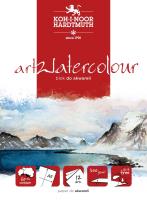 Blok akwarelowy artwatercolour A5 12 kartek 300G.. Wydawca: Koh-I-Noor. SmakLiter.pl Opakowanie Blok akwarelowy artwatercolour A5 12 kartek 300G.