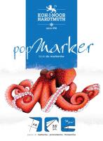 Blok popmarker A4 25 kartek 70G.. Wydawca: Koh-I-Noor. SmakLiter.pl Opakowanie Blok popmarker A4 25 kartek 70G.