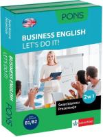Okładka książki Business English. Let's do it! 2w1 PONS
