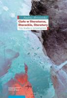 Ciało w literaturze literackie literatury. Autor: Abriszewska Paulina. SmakLiter.pl Okładka książki Ciało w literaturze literackie literatury