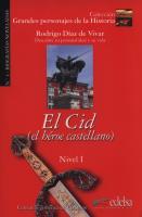 Cid El heroe castellano Nivel 1. Autor: Jimenez de Cisneros Consuelo. SmakLiter.pl Okładka książki Cid El heroe castellano Nivel 1