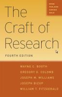 Craft of Research. Autor: Booth Wayne C., Colomb Gregory G., Williams Joseph M., Bizup Joseph, FitzGerald William T.. SmakLiter.pl Okładka książki Craft of Research