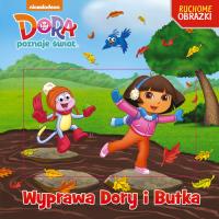 Dora Ruchome obrazki Wyprawa Dory i Butka. Autor: Opracowanie zbiorowe. SmakLiter.pl Okładka książki Dora Ruchome obrazki Wyprawa Dory i Butka