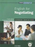 Okładka książki English for Negotiating SB + CD-ROM OXFORD