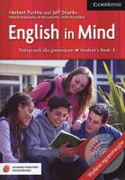 Okładka książki English in Mind 1 Student's Book + CD